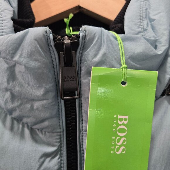 BOSS Down Filled Hooded Puffer Jacket - Picture 3 of 16